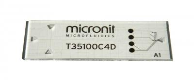 ET145-4 C4D マイクロ流体チップ (45 ㎜)